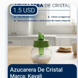 Azucarera de cristal