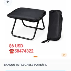 Banqueta plegable