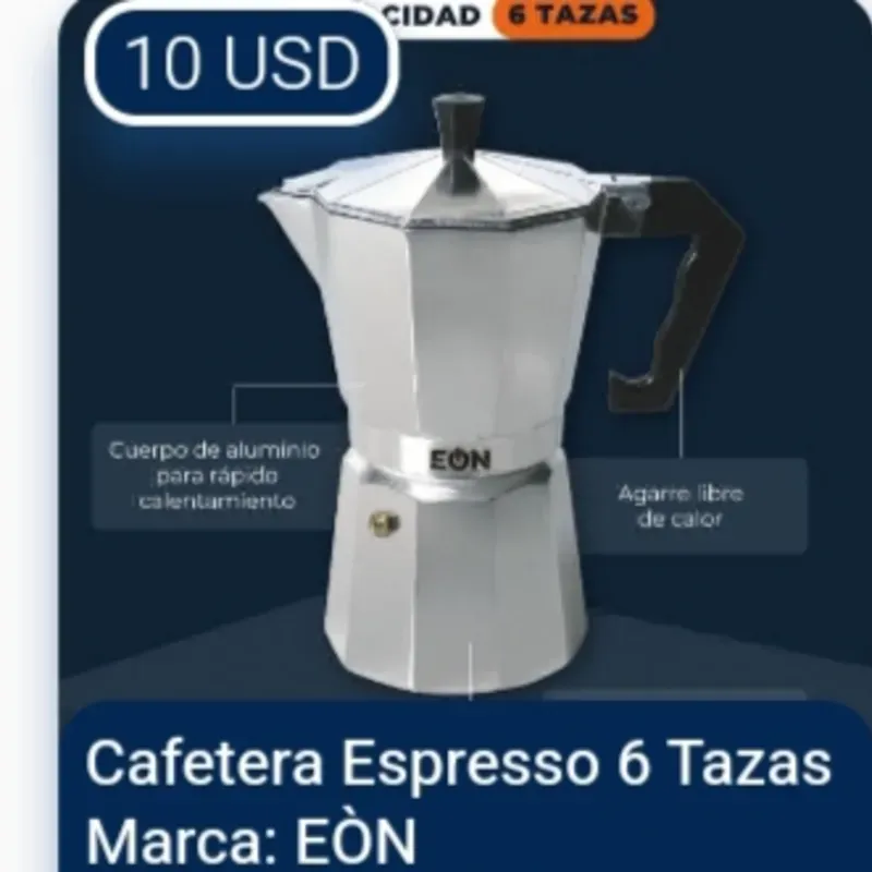 Cafetera 6 tazas