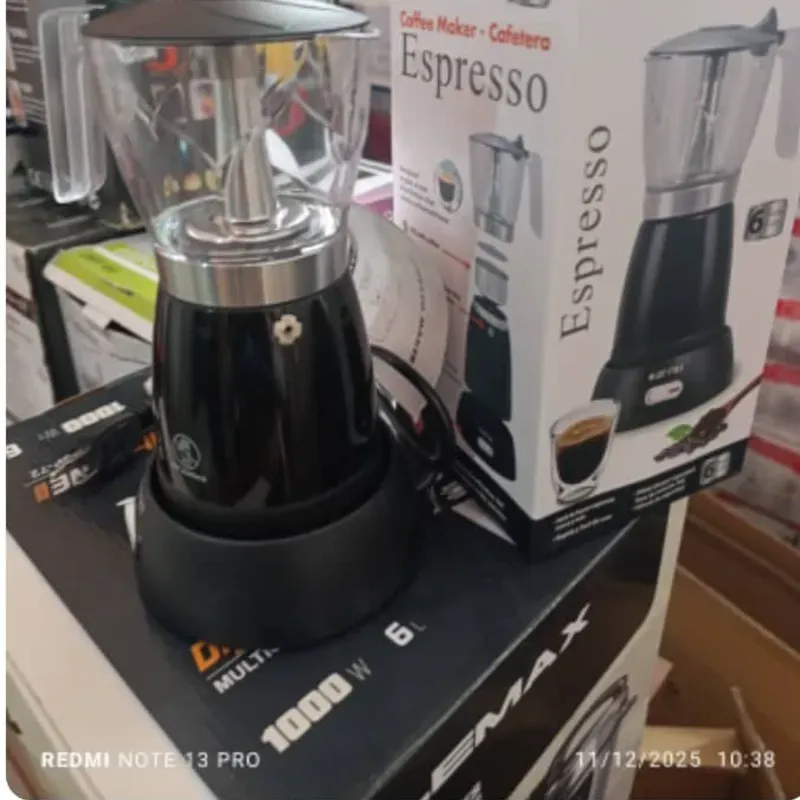 Cafetera eléctrica 6 tazas Lotus