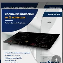 Cocina de inducción EKO 2 hornillas 