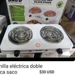 Cocina eléctrica de Dos hornillas SACO