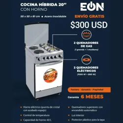 Cocina híbrida EON 20"