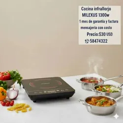 Cocina infrarrojo MILEXUS 1300w
