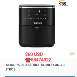 Freidora de aire caliente MILEXUS