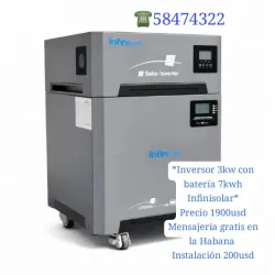 Infinity Solar 3kw con batería de 7 kw