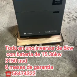 Infinity Solar 6kw con batería de 15,36 kw