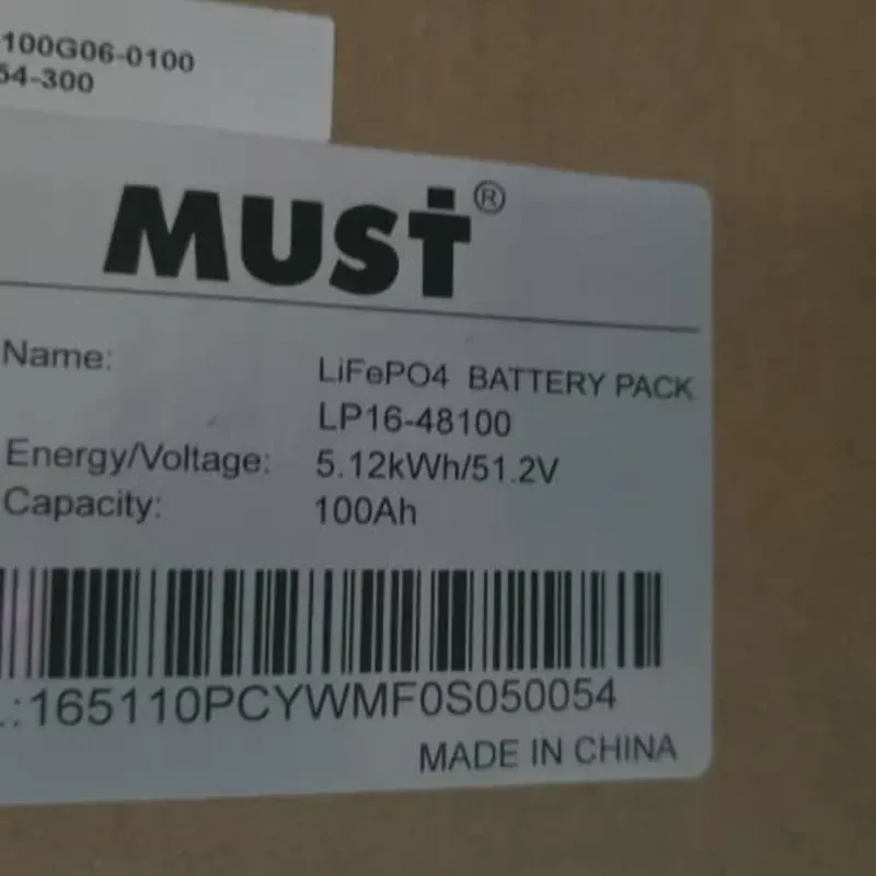 Inversor Must INFINITY 6kw con batería de 5,1 kw