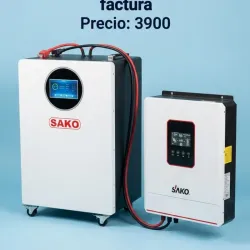 Kit inversor SAKO 10kw y batería SAKO 16kw