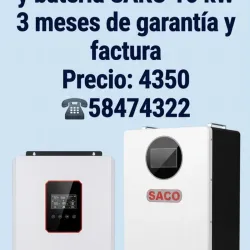 Kit inversor SAKO 12 kw y batería SAKO 16kw