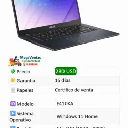 Laptop Asus Vivo Book Go E40KA