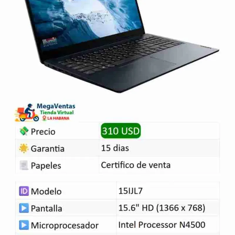 Laptop Lenovo 15IJK7