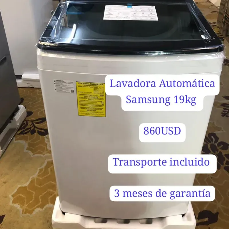 Lavadora automática Samsung 19 Kg