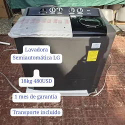 Lavadora semiautomática LG 18 kg