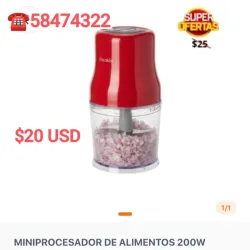 Mini procesador de alimentos Dekalila