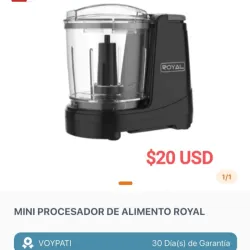 Mini procesador de alimentos Royal