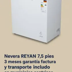Nevera REYAN 7, 5 pies 