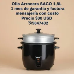 Olla arrocera SACO 1, 8 litros 