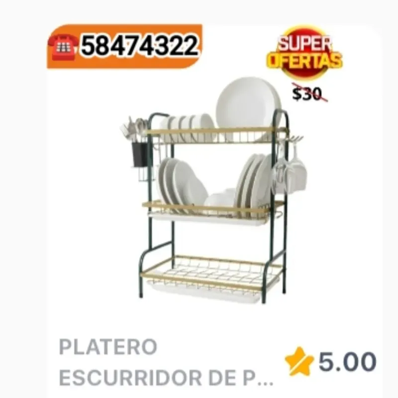 Platero escurridor