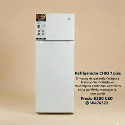 Refrigerador CHIQ 7 pies Frost 