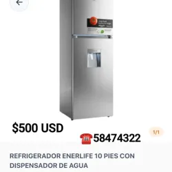 Refrigerador enerlife 10 pies