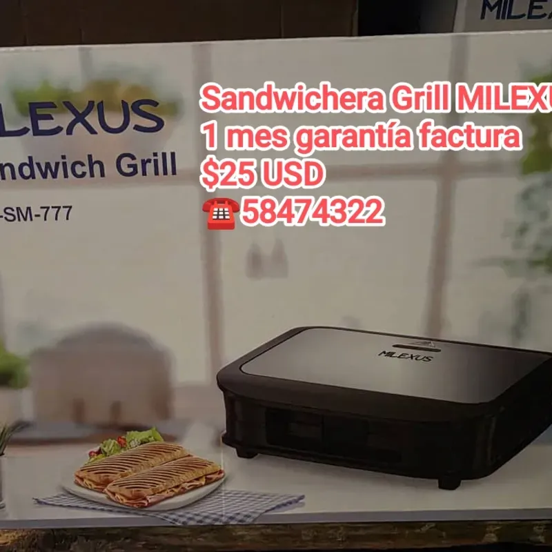 Sandwichera Grill MILEXUS