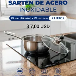 Sartén acero inoxidable