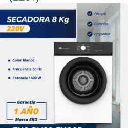 Secadora al vapor EKO 8 Kg 