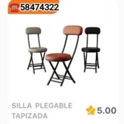 Silla plegable