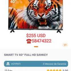 Smart TV full HD SANKEY 40 pulgadas