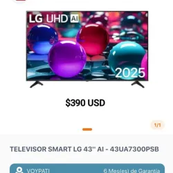 Smart TV LG 43 pulgadas