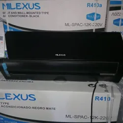 Split MILEXUS 1T 220v color negro mate
