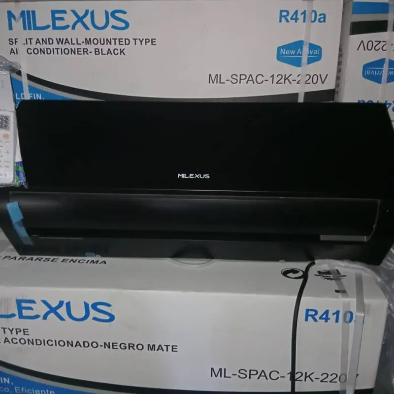 Split MILEXUS 1T 220v color negro mate