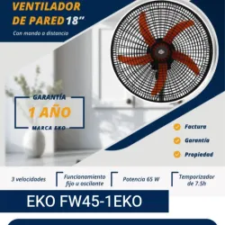Ventilador de pared 18 pulgadas EKO 