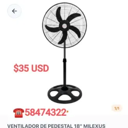 Ventilador MILEXUS de pedestal ciclón 🌀