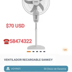 Ventilador recargable de pedestal SANKEY