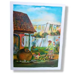 Cuadro de escena campestre de Cuba 🖼️