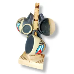 Porta tasas con juego de tasas