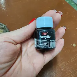 Acrilico.25ml negro y blanco.