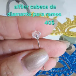 Alfiler cabeza diamante