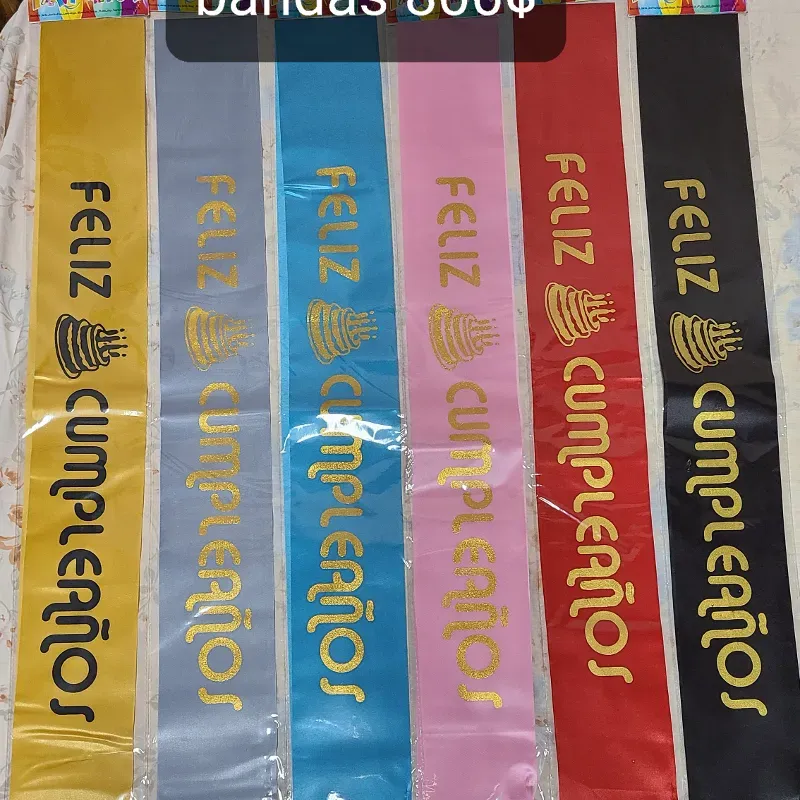 Bandas feliz cumpleanos 