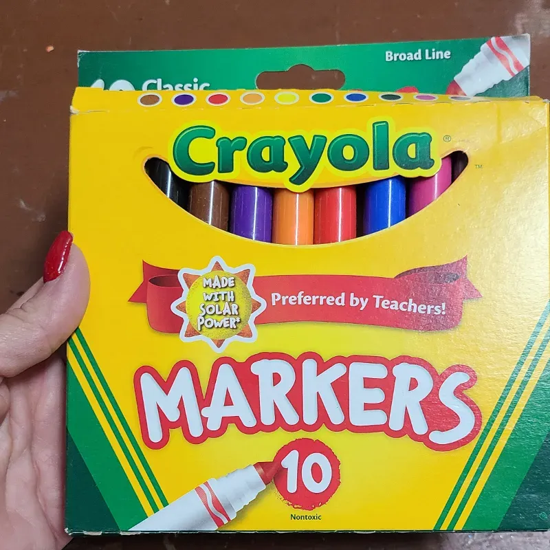 Caja de plumones 