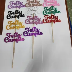 Topers Feliz cumple para cake