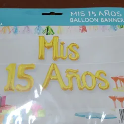 Cartel Mis 15 años 