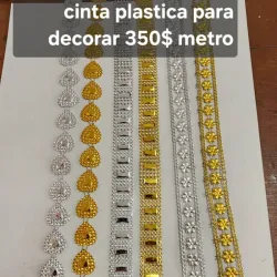 Cinta plastica de adornos 