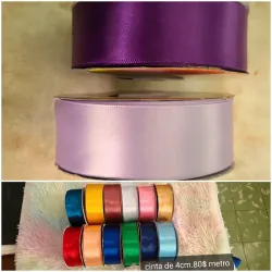 Cinta satin 4 cm ancho