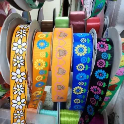 Cinta falla estampada 2.5 cm