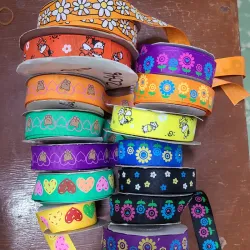 Cinta falla estampada 2.5 cm