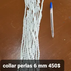 Collar perlas 6 mm