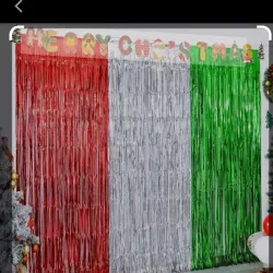 Cortinas de flecos para decoración d fiestas 